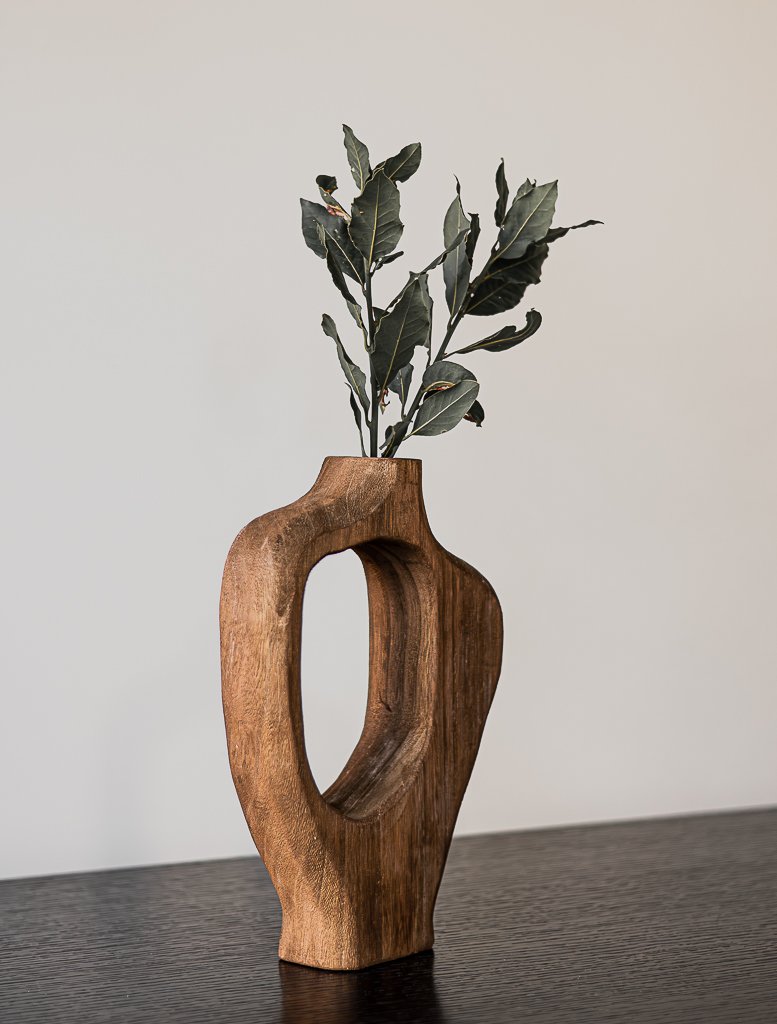 Florero de Madera Kiri