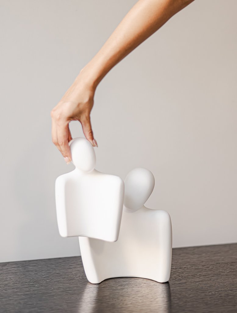 Escultura Decorativa Duo