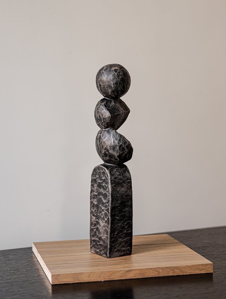 Decoración de Piedra Negra