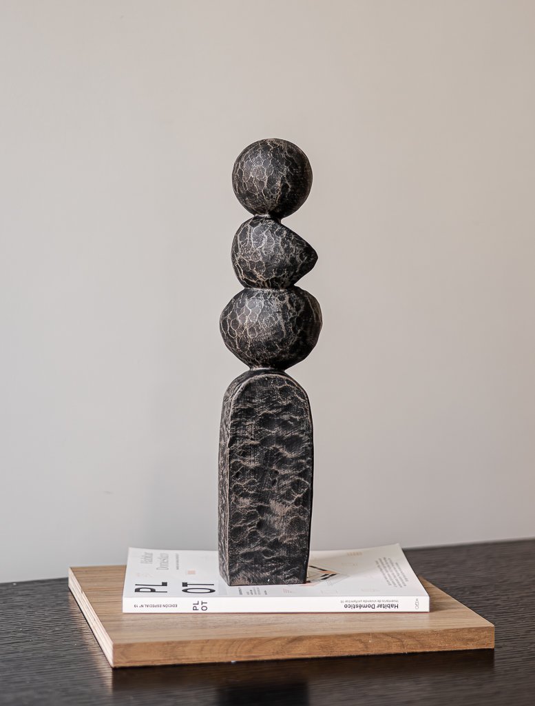 Decoración de Piedra Negra