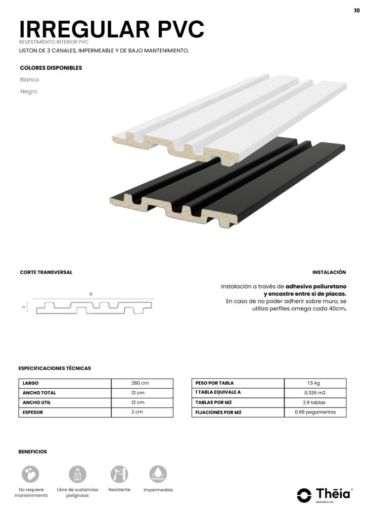 Wall Panel Irregular PVC